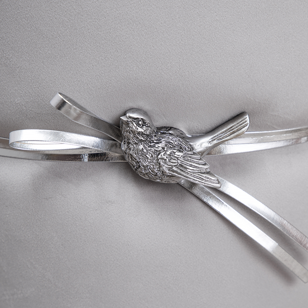 Пуф круглый Птичка