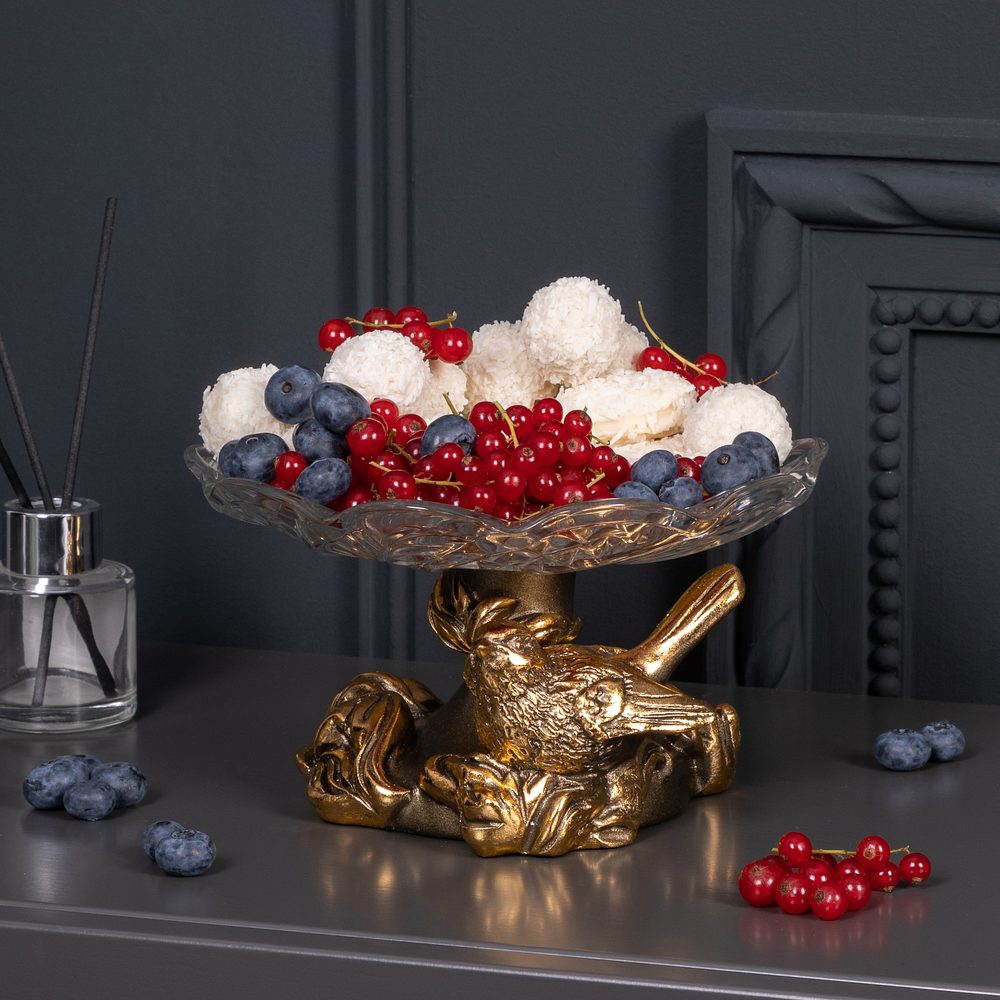 Фруктовница-конфетница Пташка