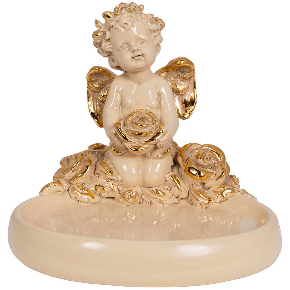 Мыльница Ангел с розами 