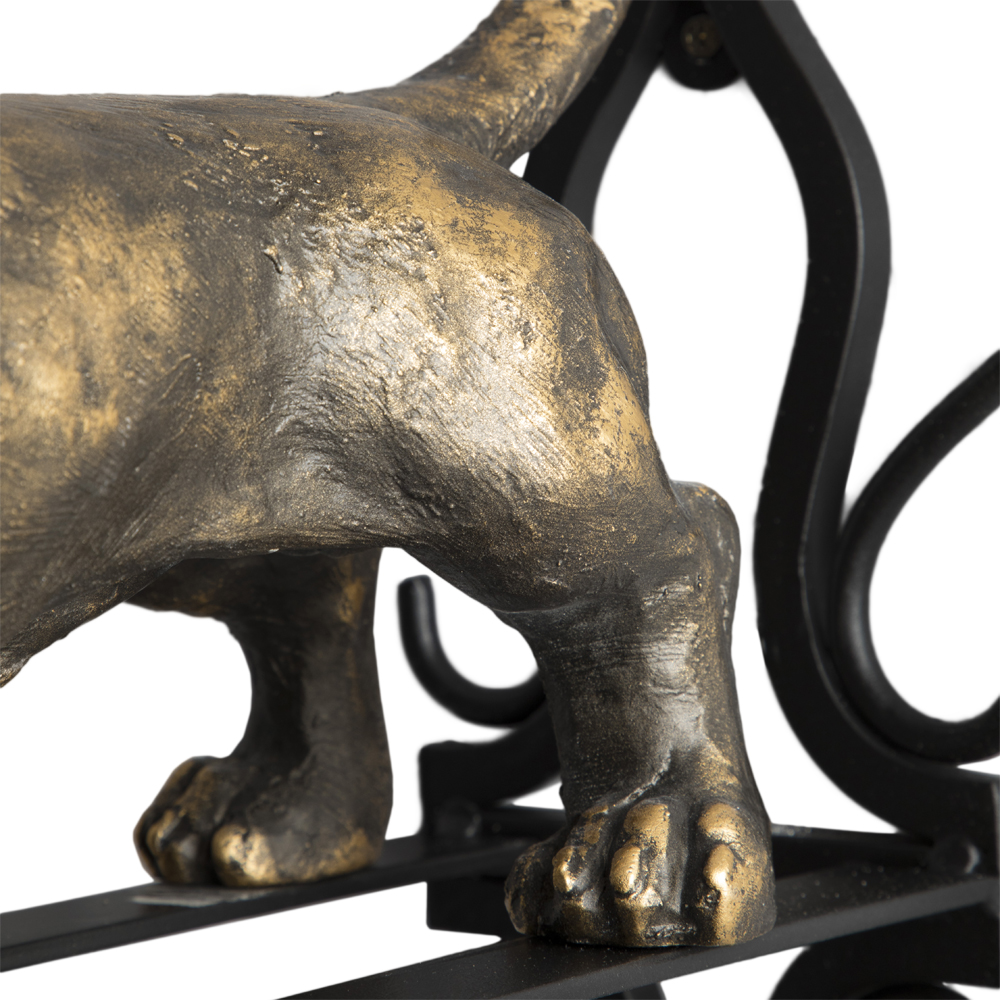 Кронштейн для цветов Такса с ковкой