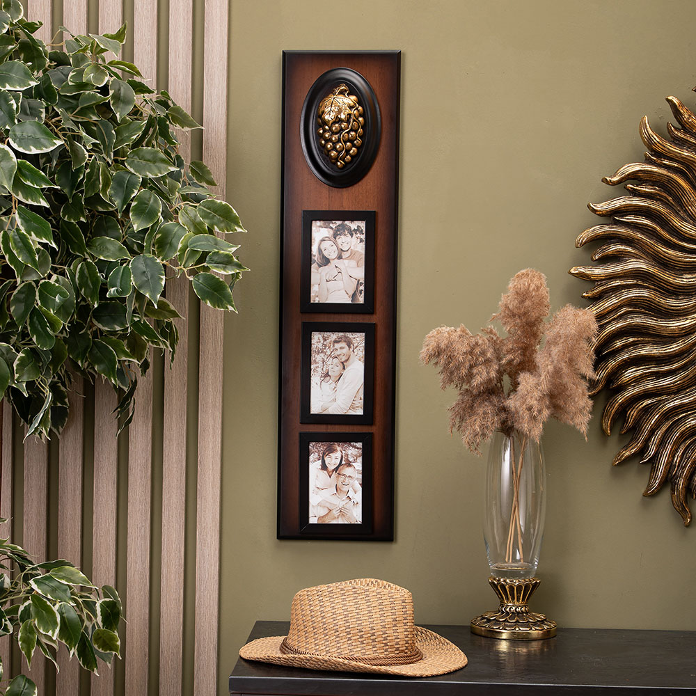 Фоторамка настенная Усадьба на 3 фото