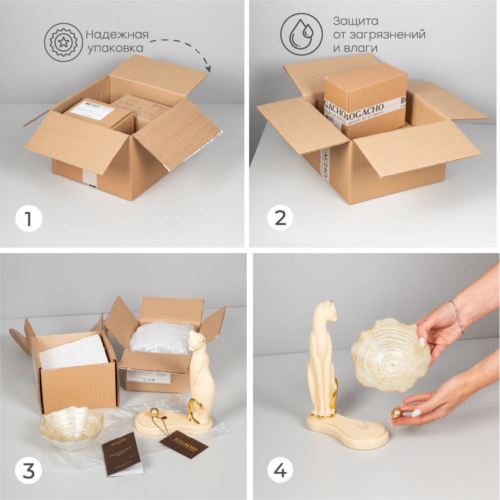 Фруктовница-конфетница Кошка Грация