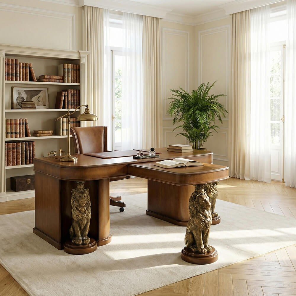 Стол для кабинета Лев Лион с приставкой для совещаний