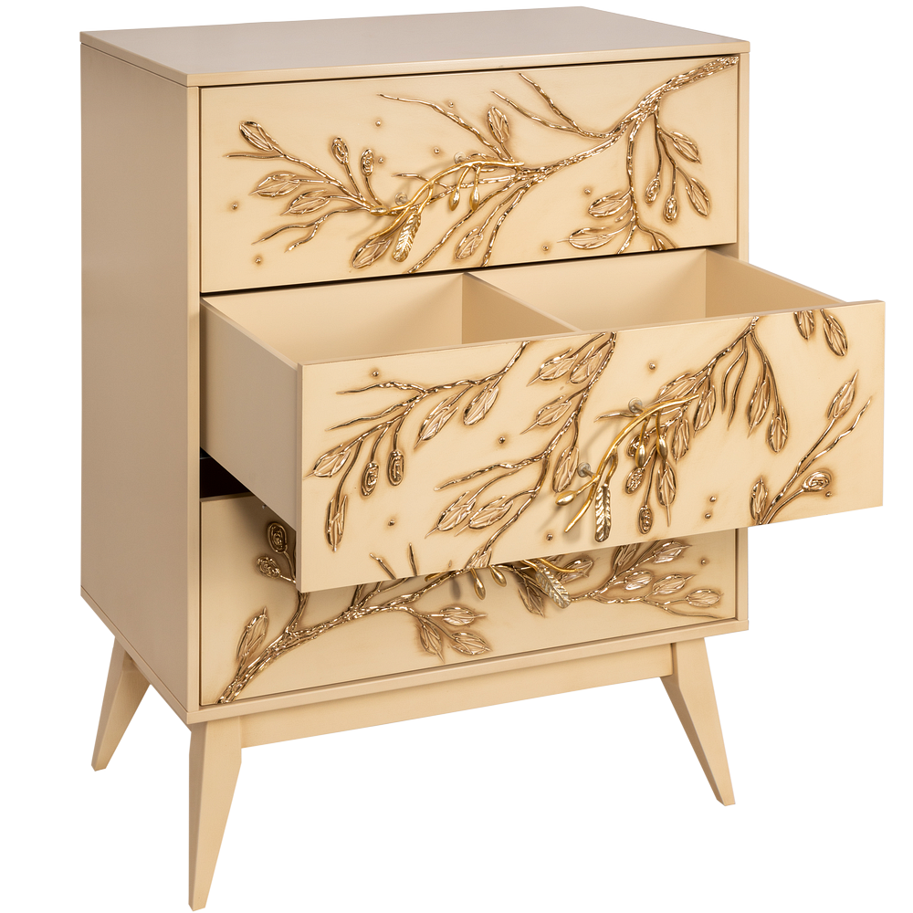 Комод Олива с 3 ящиками