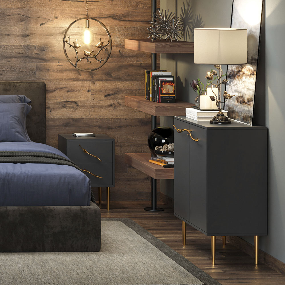 Комод Эстетика Стиль с 2 полками