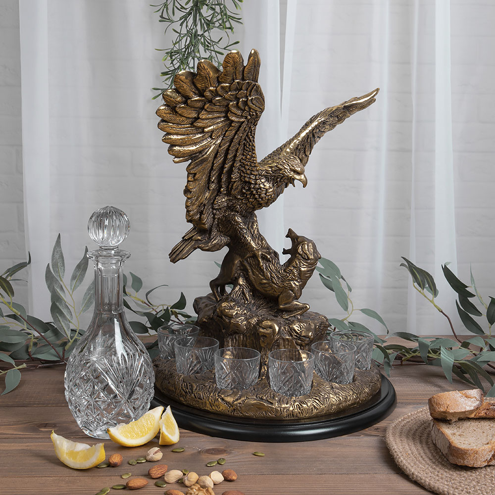 Набор для напитков Поединок орла с шакалом