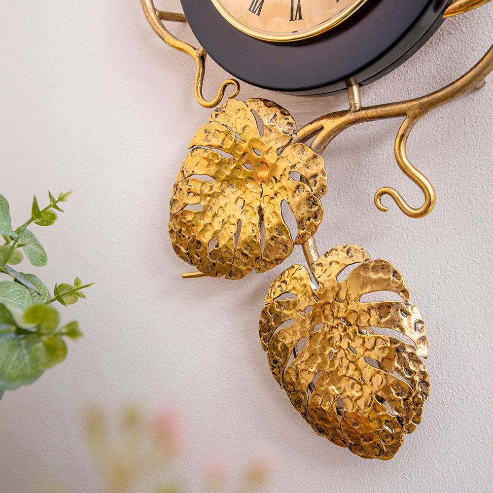 Часы настенные Монстера малые