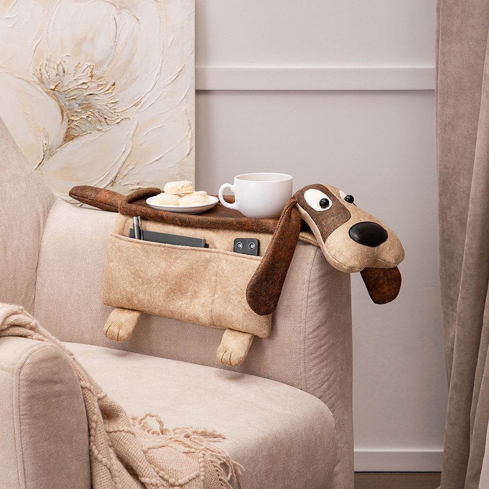  Подушка диванная декоративная Пёс