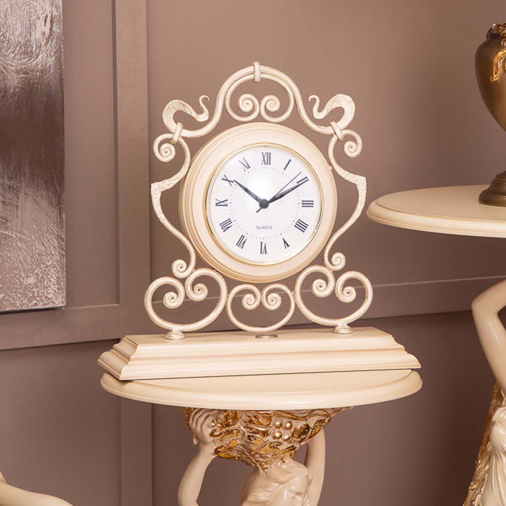 Часы настольные Версаль кованые