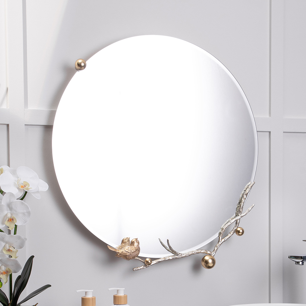 Зеркало настенное Атмосфера Ветвь круглое