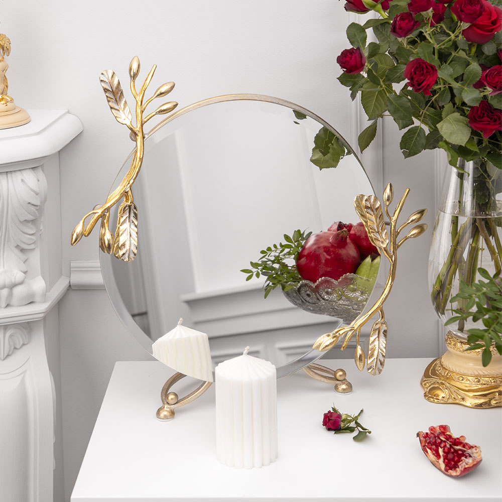 Зеркало настольное Олива