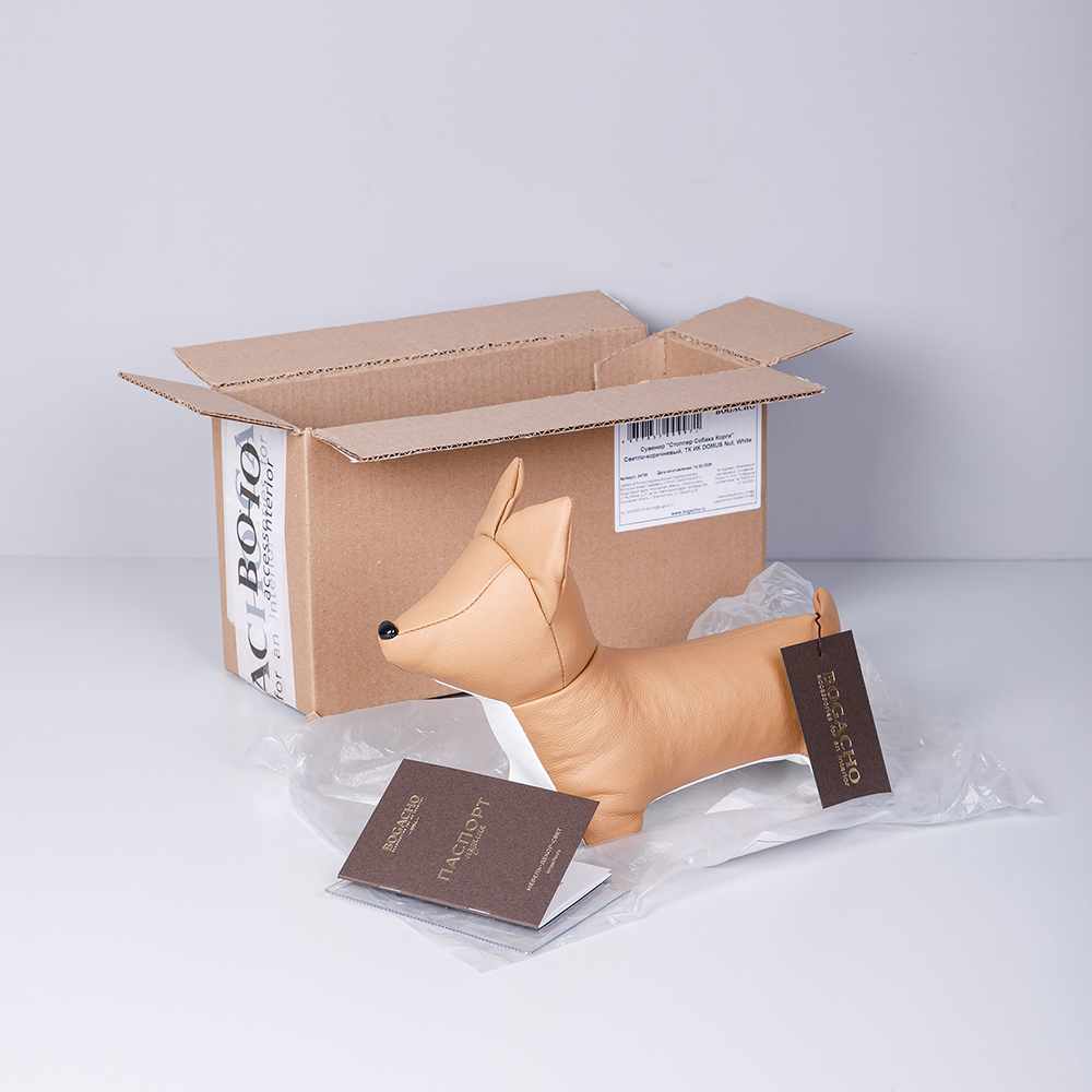 Стоппер Собака Корги напольный