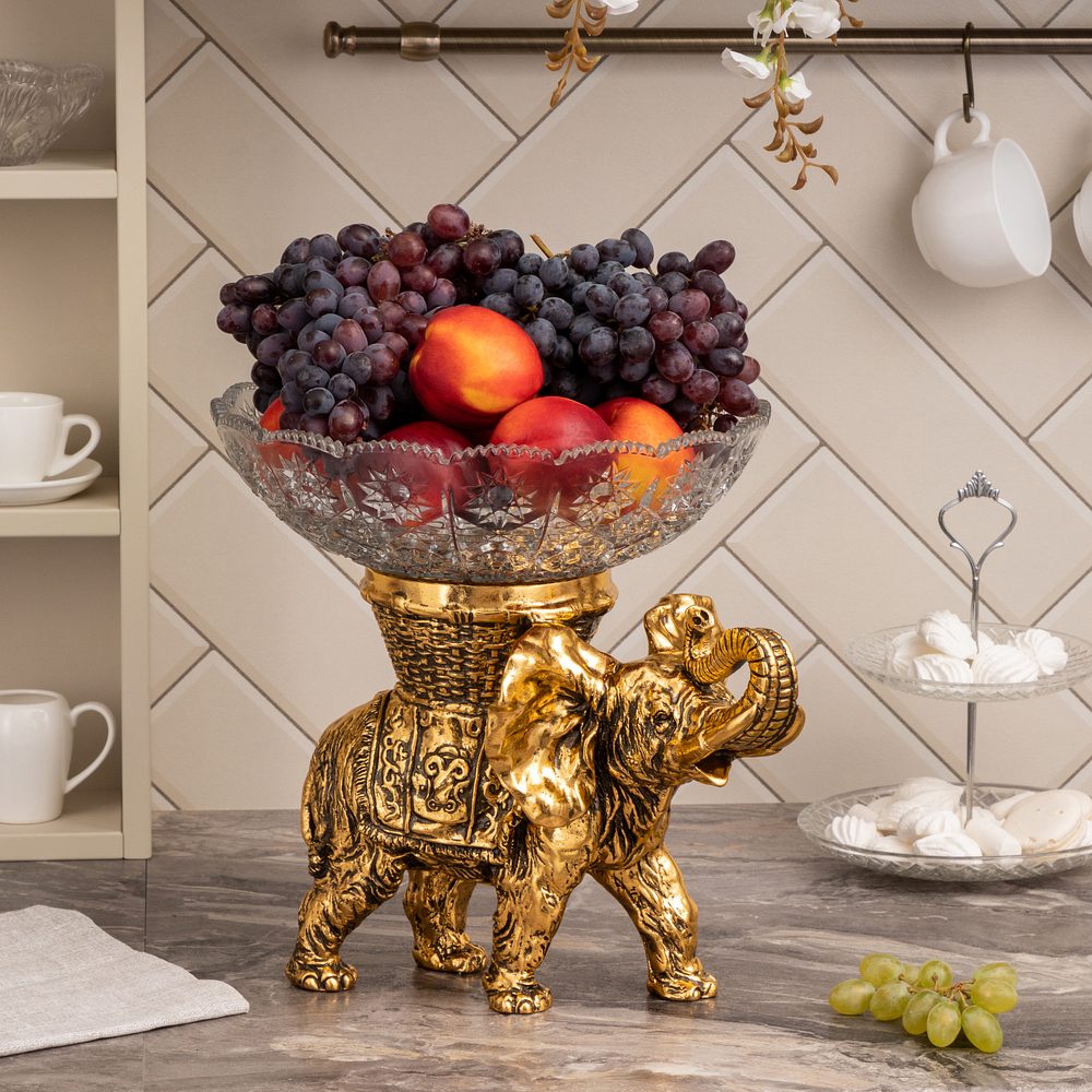 Фруктовница-конфетница Слон Падишах