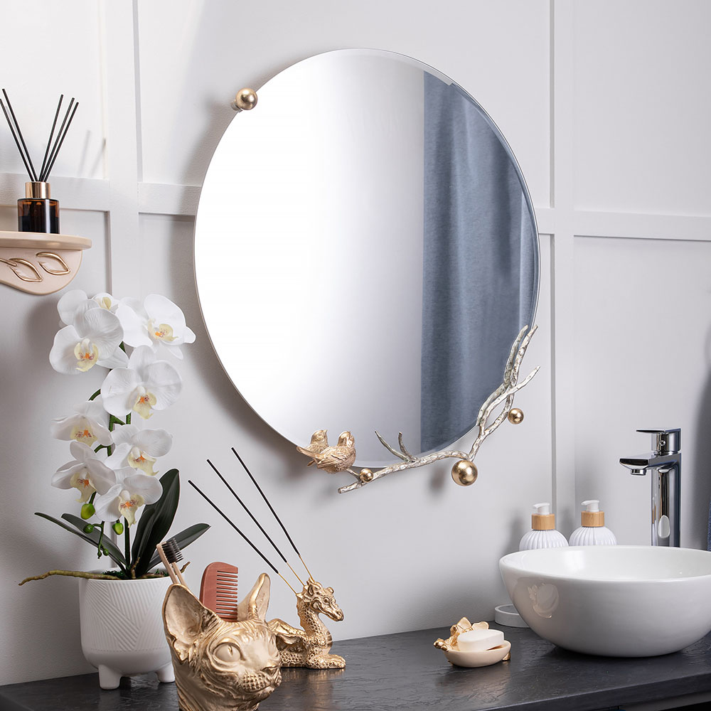 Зеркало настенное Атмосфера Ветвь круглое