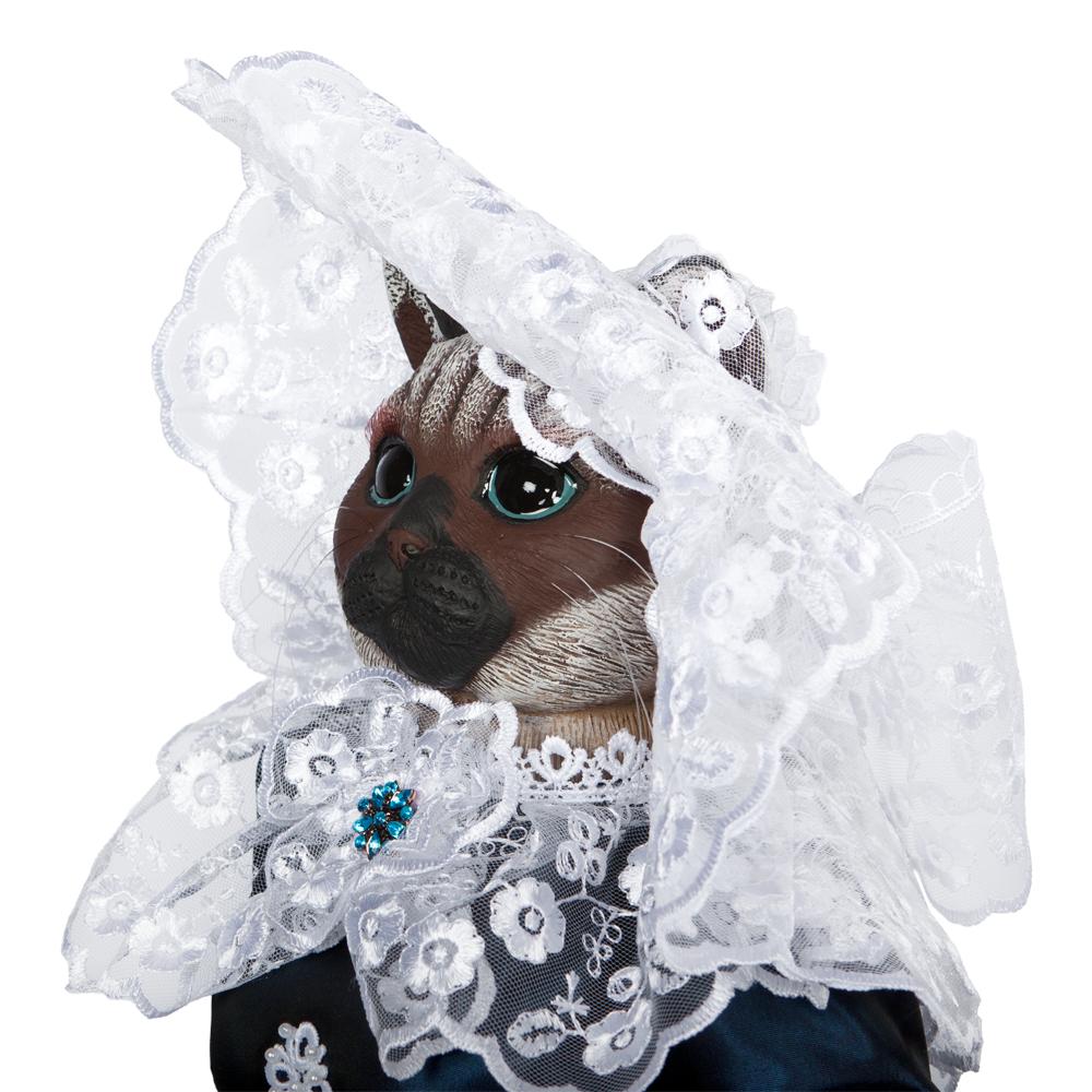 Коллекционная кукла Кошка Маркиза интерьерная