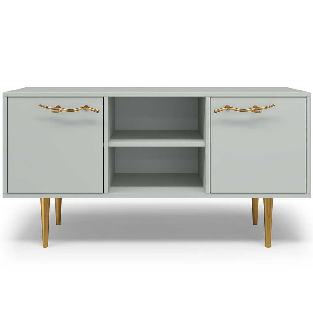 Тумба под телевизор Эстетика Бархата Цветная 1170 Стиль Золото