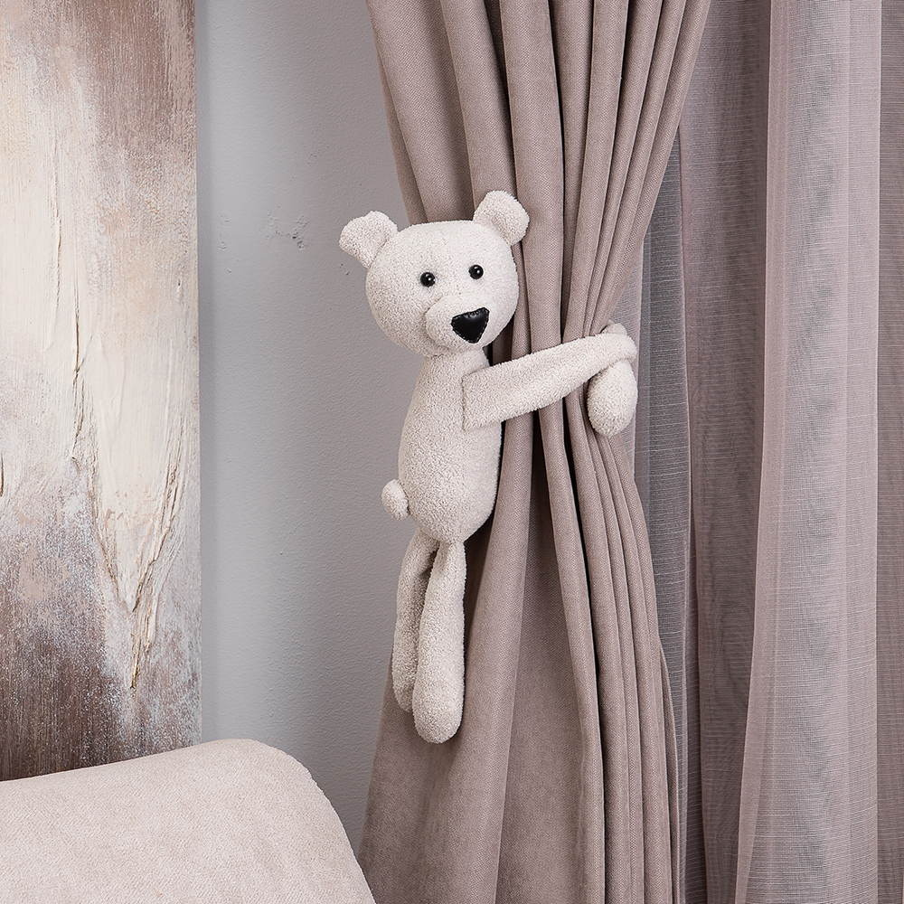 Текстильный подхват для штор Медведь