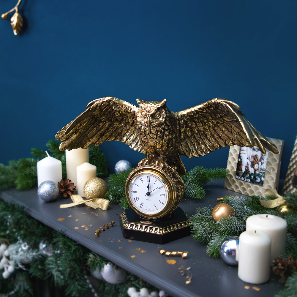 Часы настольные Сова Хранительница