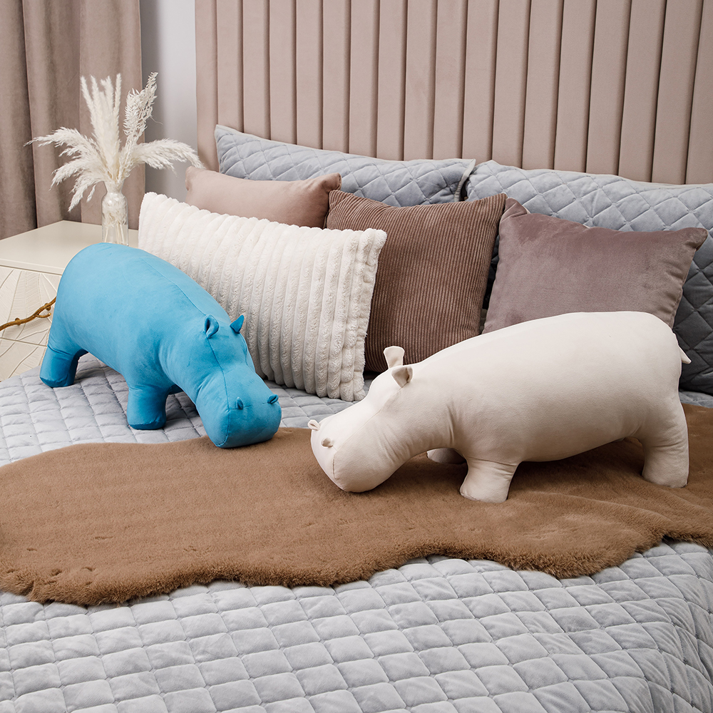 Подушка декоративная Бегемот