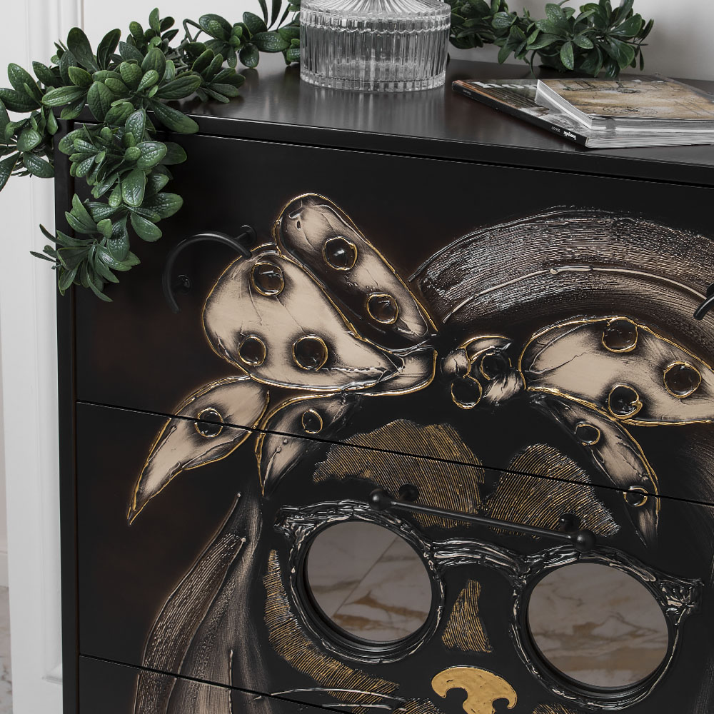 Комод Собака Мадемуазель с 3 ящиками