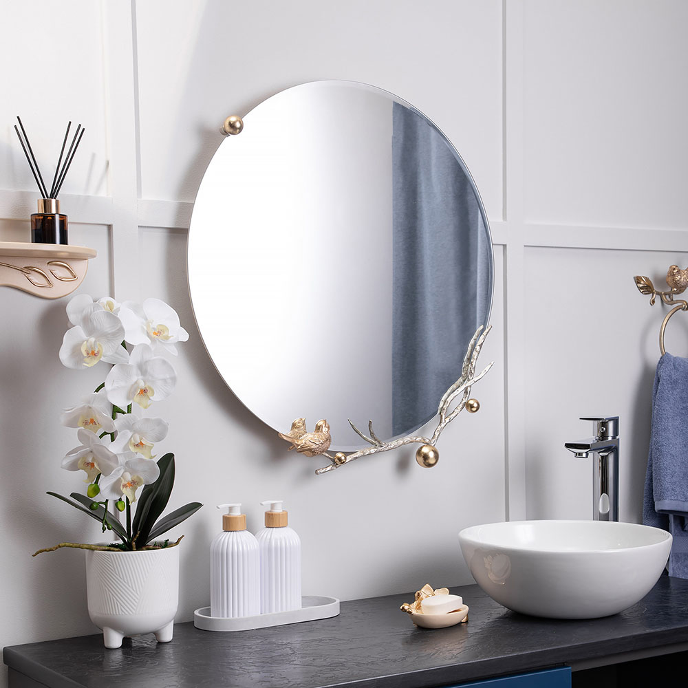 Зеркало настенное Атмосфера Ветвь круглое