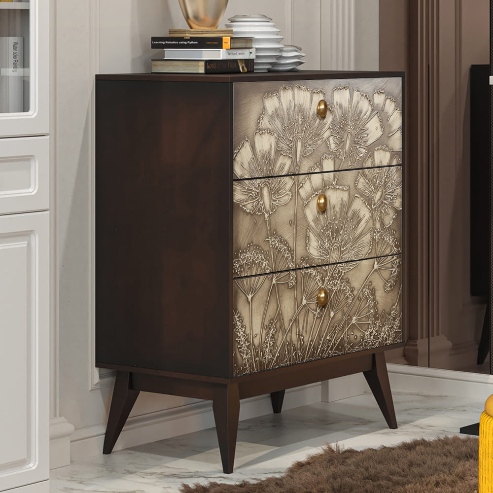 Комод Маки с 3 ящиками