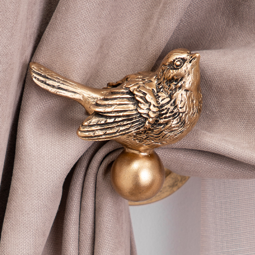 Подхваты держатели для штор Атмосфера Птичка на ветви (2 шт.)