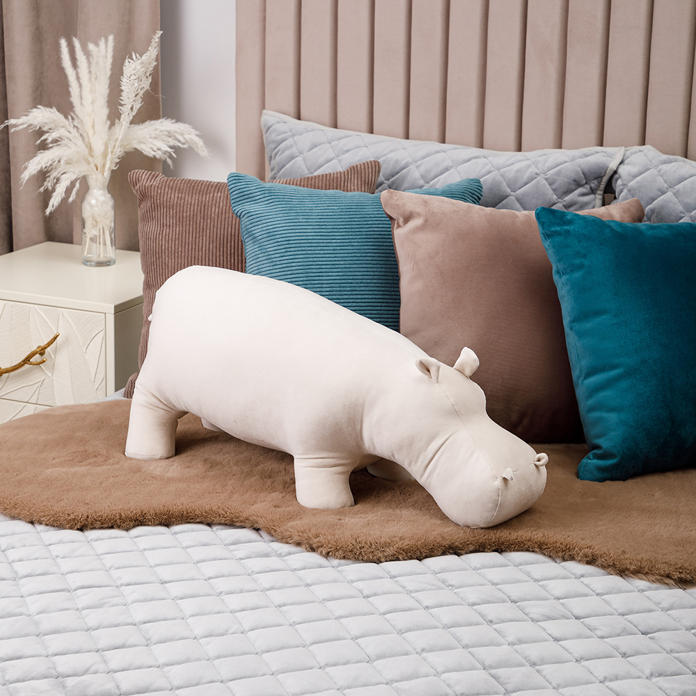 Подушка декоративная Бегемот