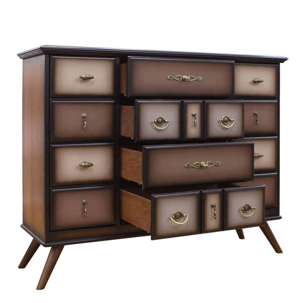 Комод Пандора 2 с 4 ящиками и 2 полками