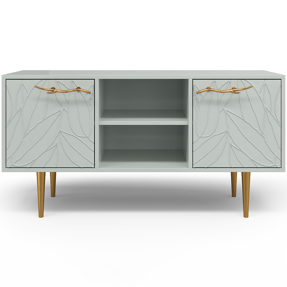 Тумба под телевизор Эстетика Флоры Цветная 1170 Стиль Золото