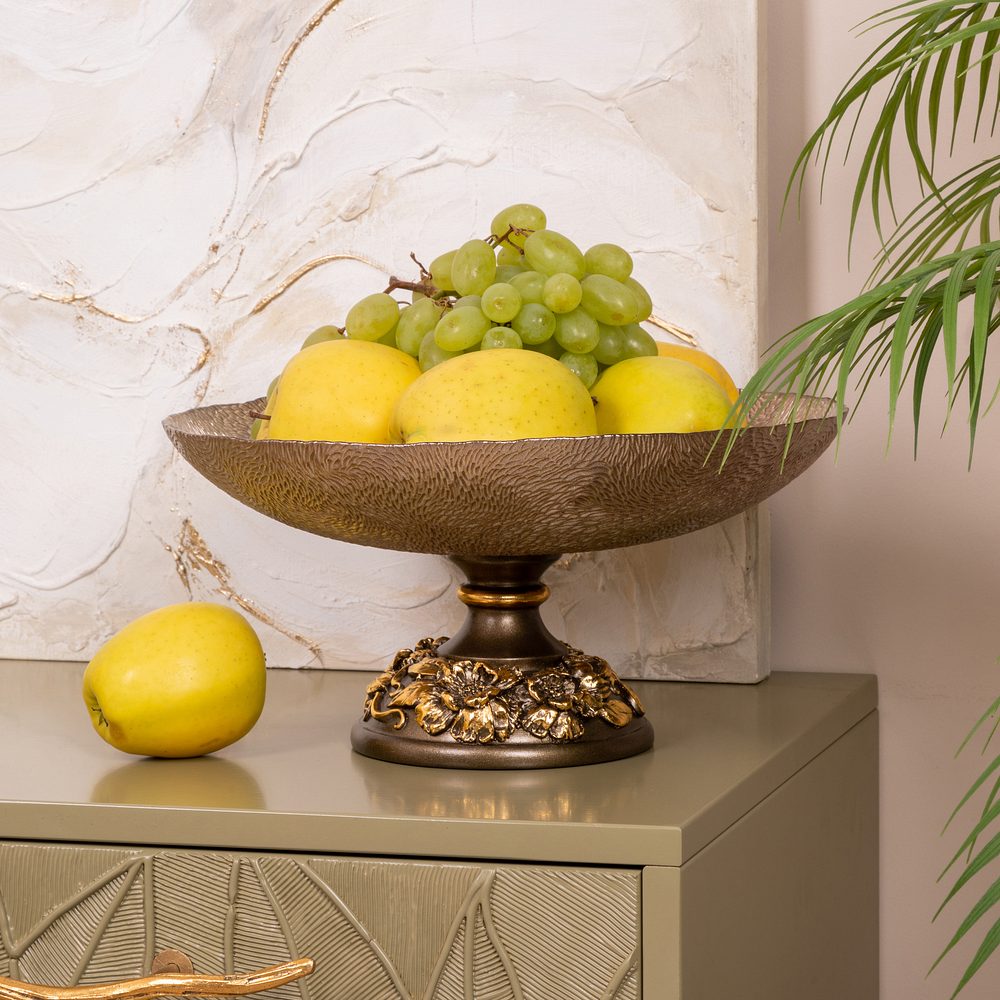 Фруктовница-конфетница Лето с чашей Лунный Босфор