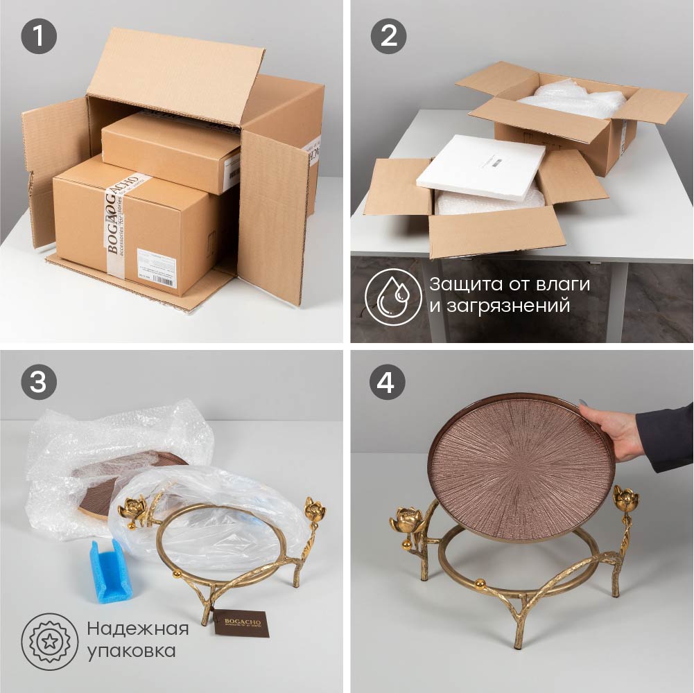 Поднос фруктовница-конфетница Нимфея 