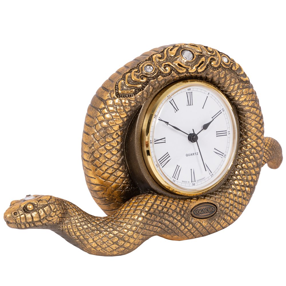 Часы настольные Змея Линда