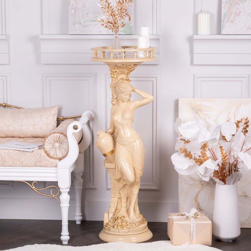 Подставка декоративная Девушка с кувшином