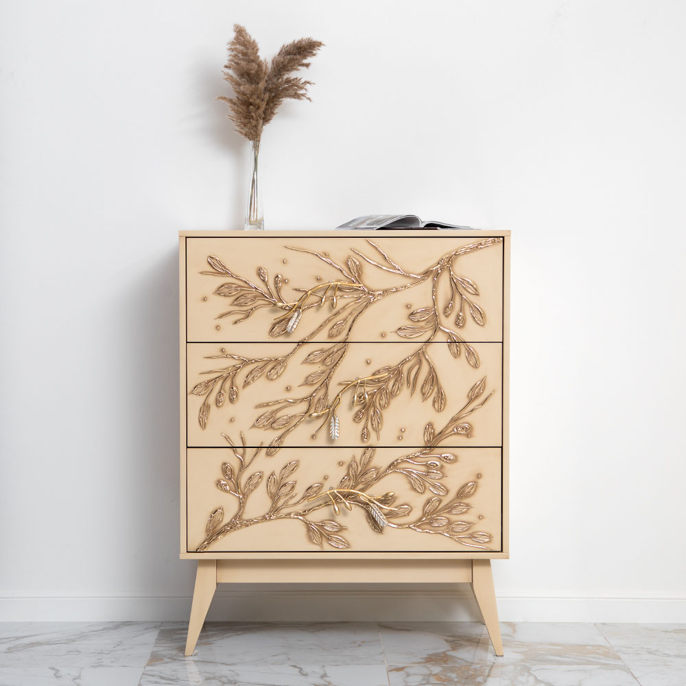 Комод Олива с 3 ящиками