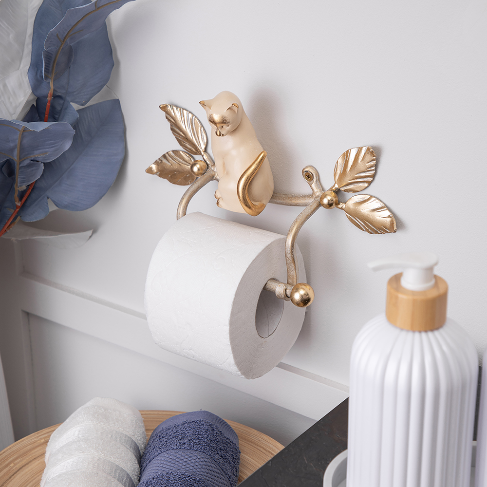 Держатель для туалетной бумаги Кот Мур