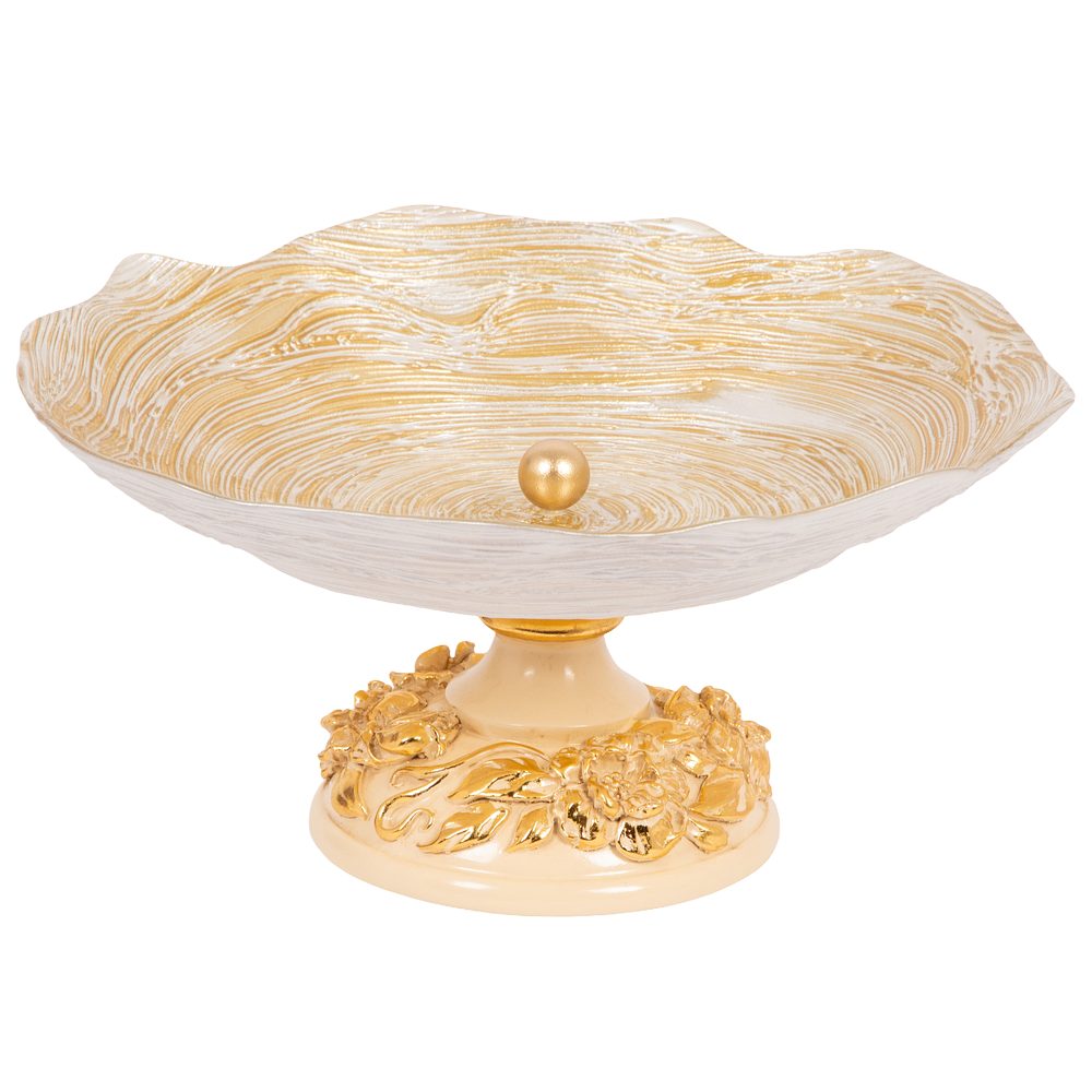 Фруктовница-конфетница Лето с чашей Античная роза