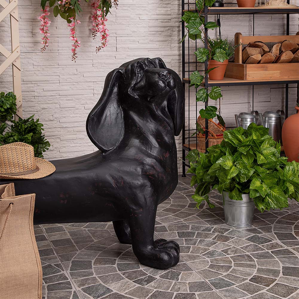 Садовая скамейка Такса Клякса средняя правосторонняя