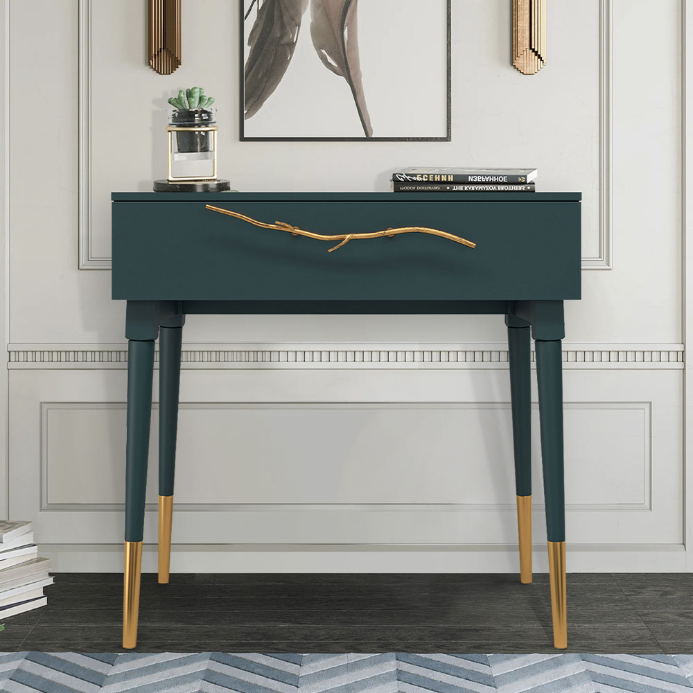 Консоль Эстетика Бархата Цветная Стиль Золото