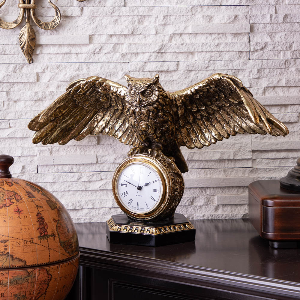 Часы настольные Сова Хранительница