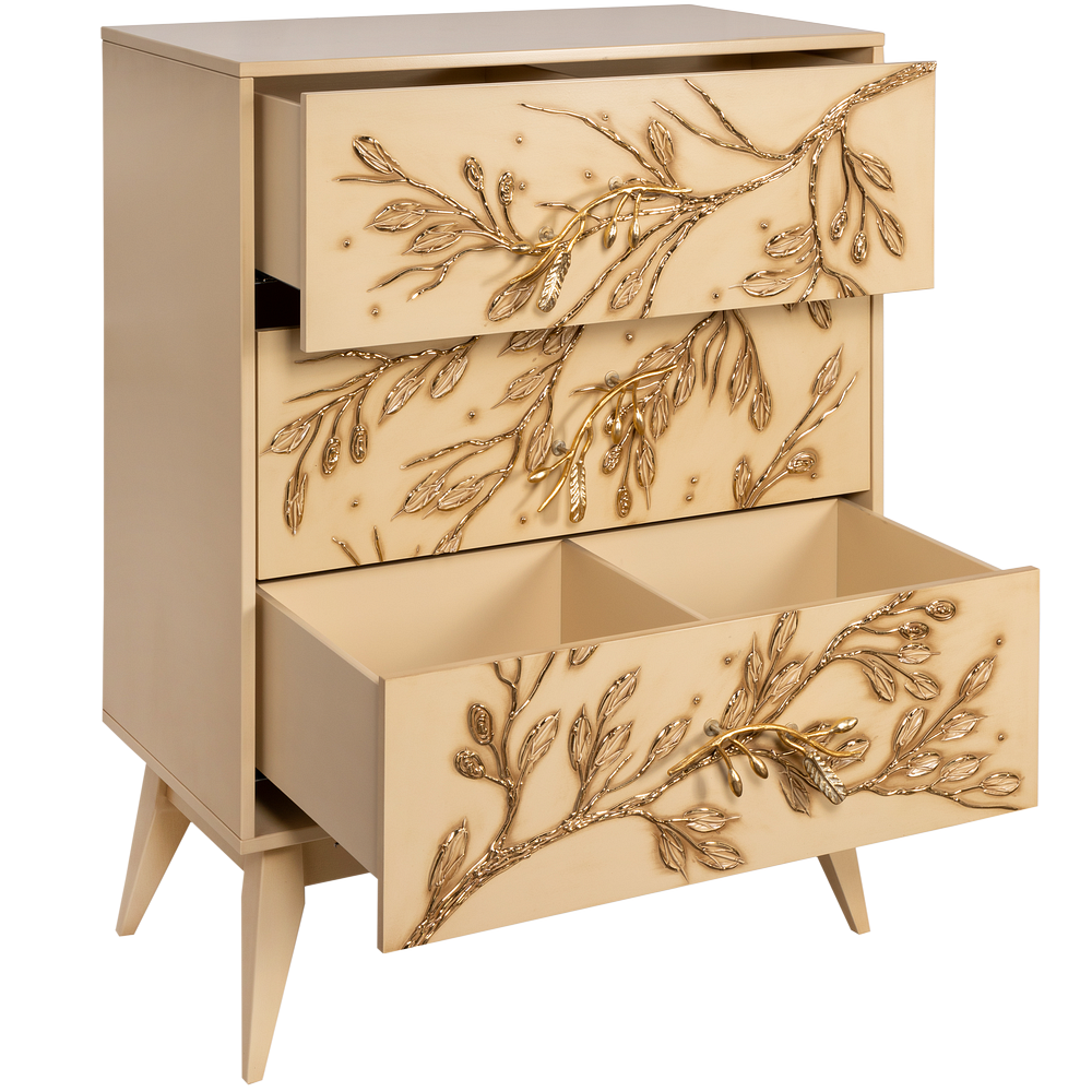 Комод Олива с 3 ящиками