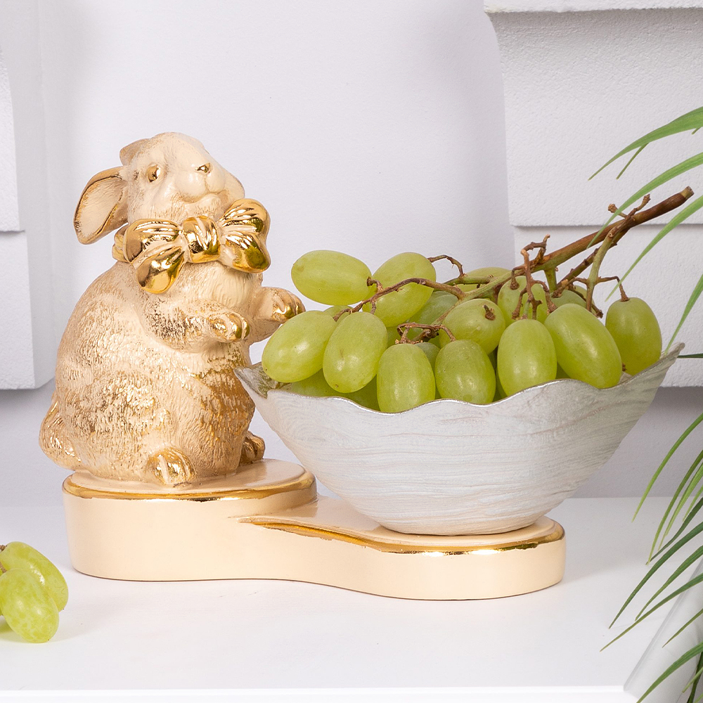 Фруктовница-конфетница Кролик Бантик