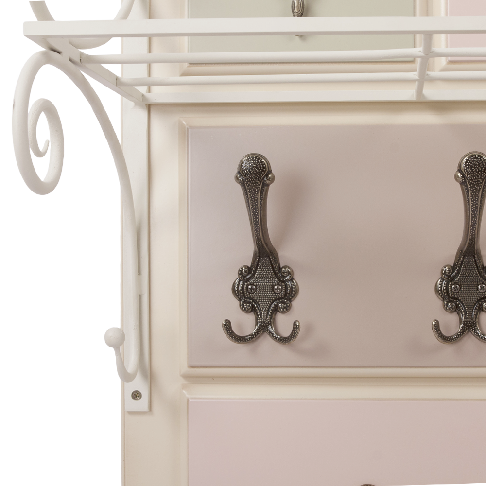 Вешалка настенная Пандора 2 с ковкой