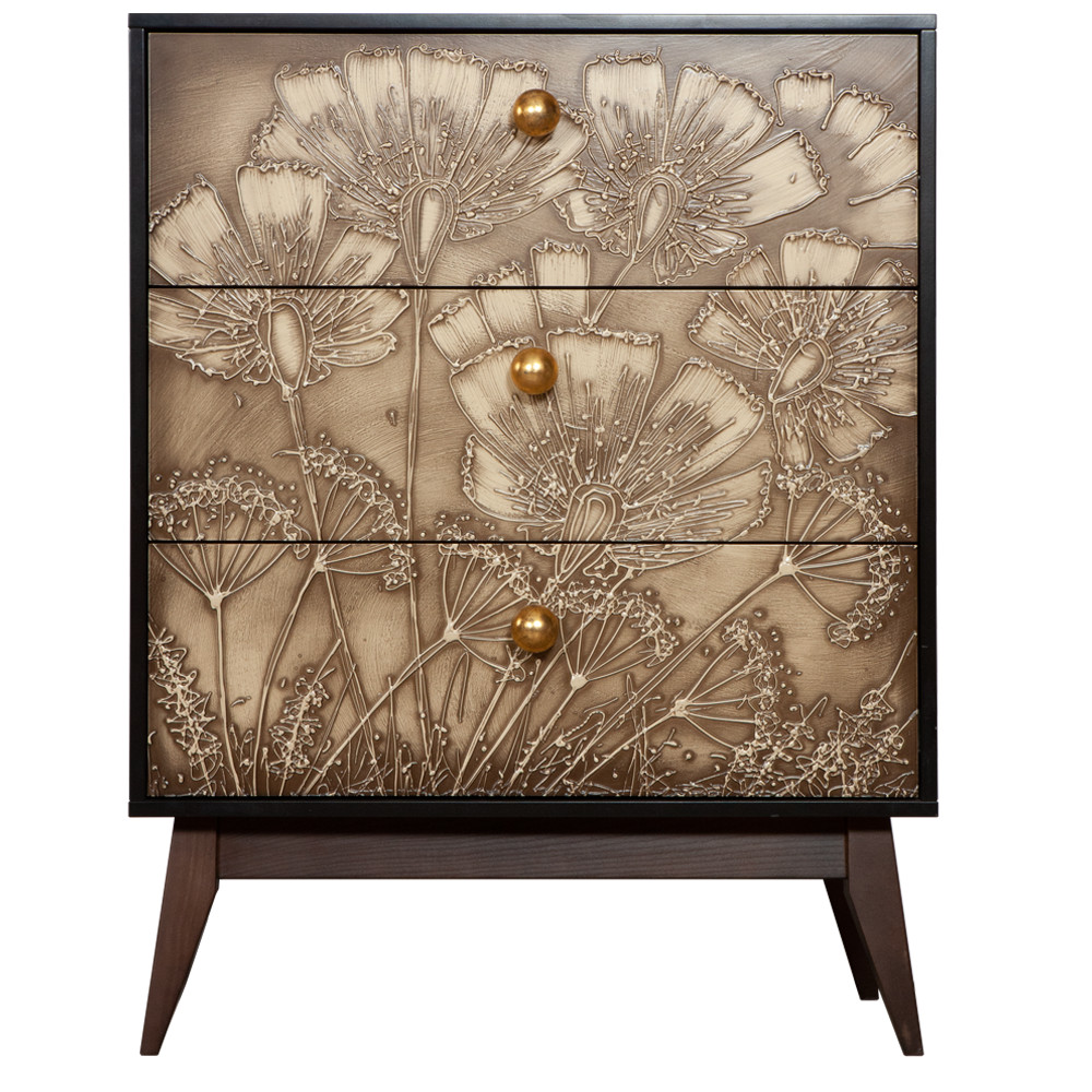 Комод Маки с 3 ящиками