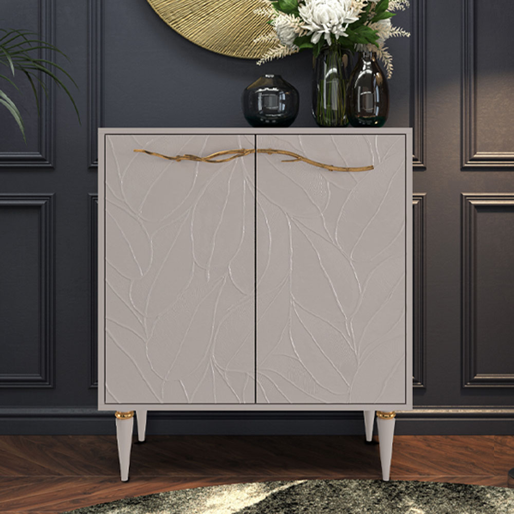 Комод Эстетика Флоры Цветной Классика Золото с 2 полками