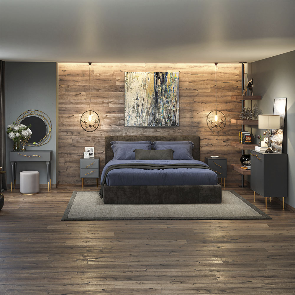 Тумба прикроватная Эстетика с 2 ящиками Стиль