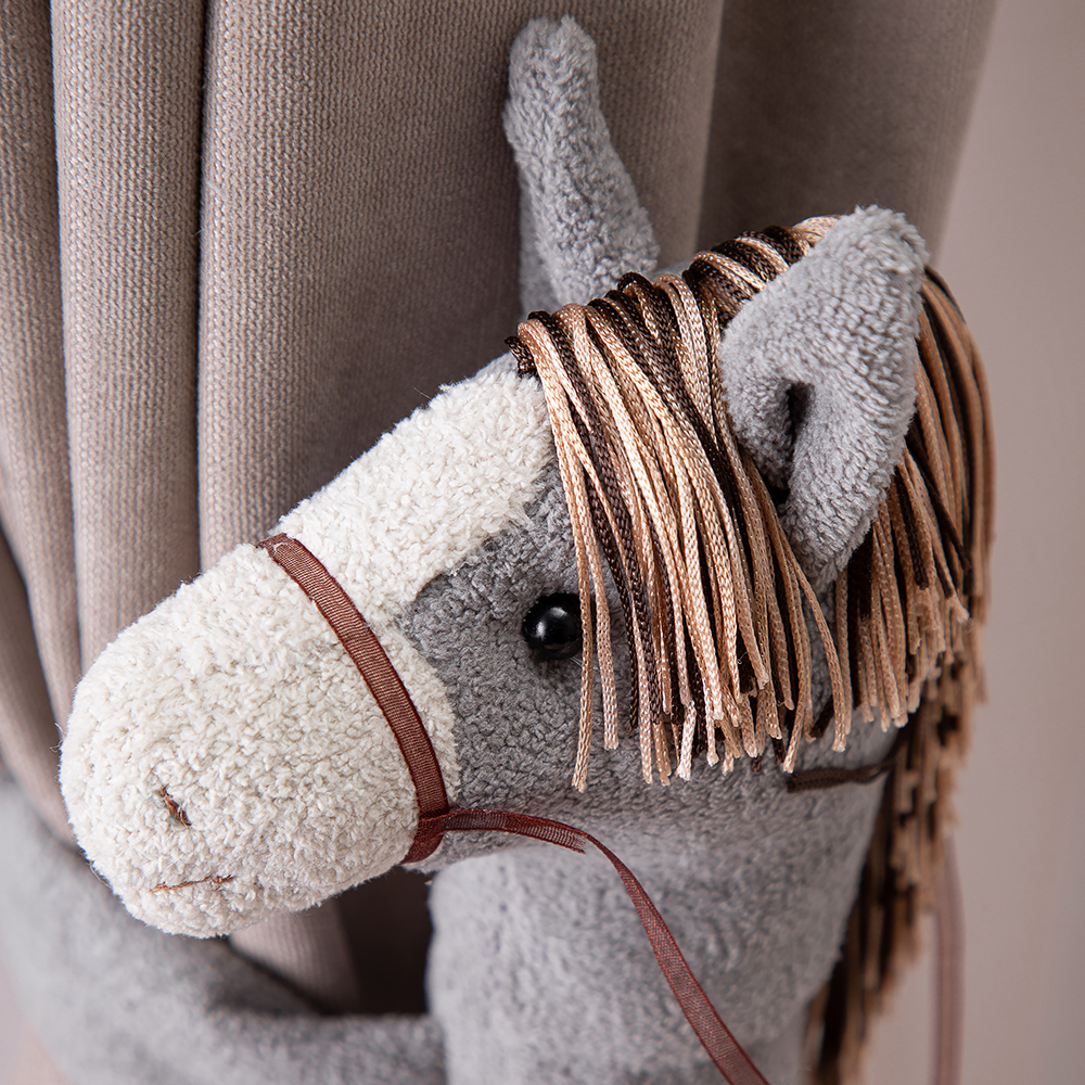 Текстильный подхват для штор Лошадка 