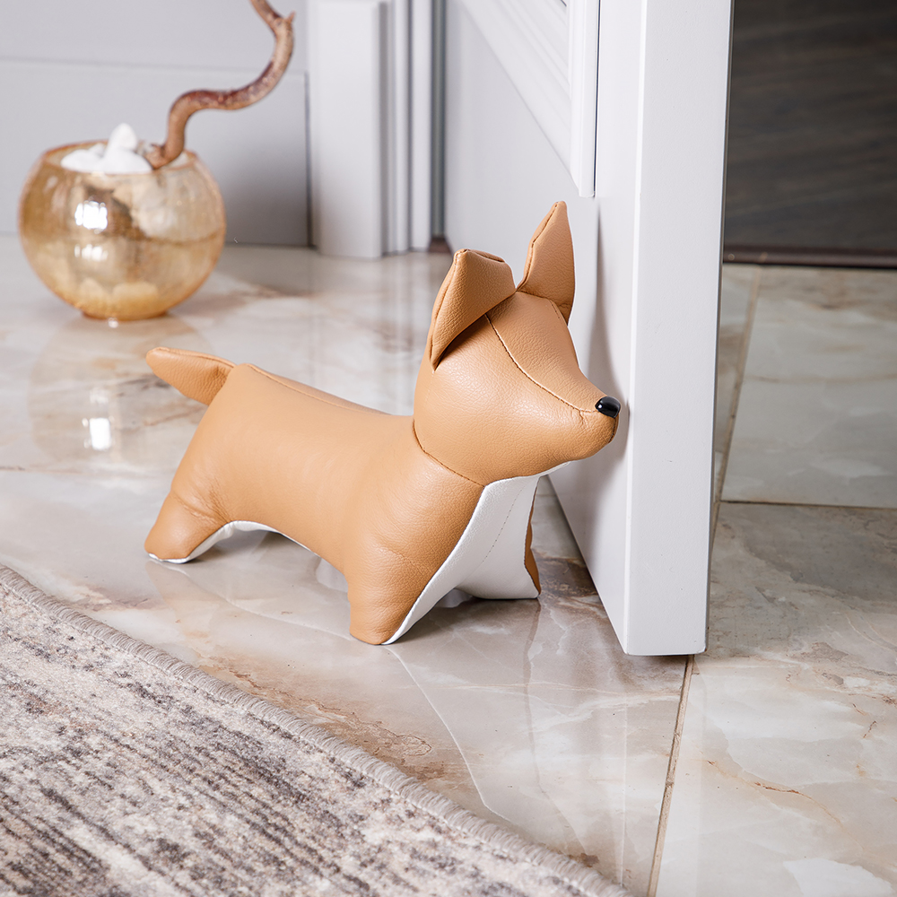 Стоппер Собака Корги напольный