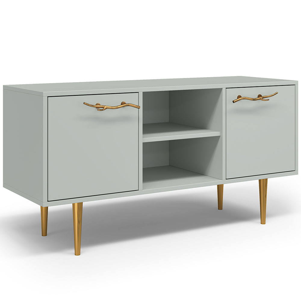 Тумба под телевизор Эстетика Бархата Цветная 1170 Стиль Золото