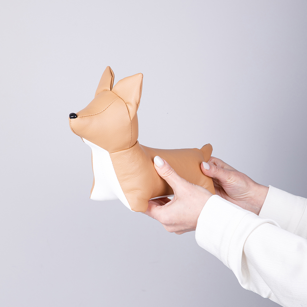 Стоппер Собака Корги напольный